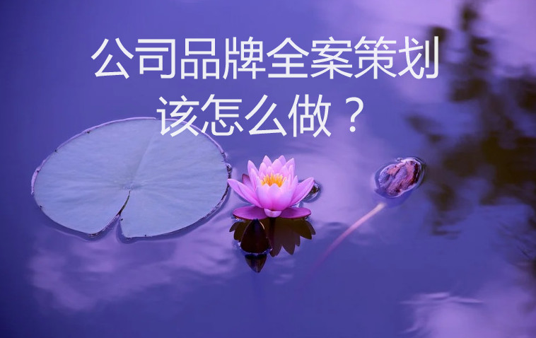 公司品牌全案策劃該怎么做？